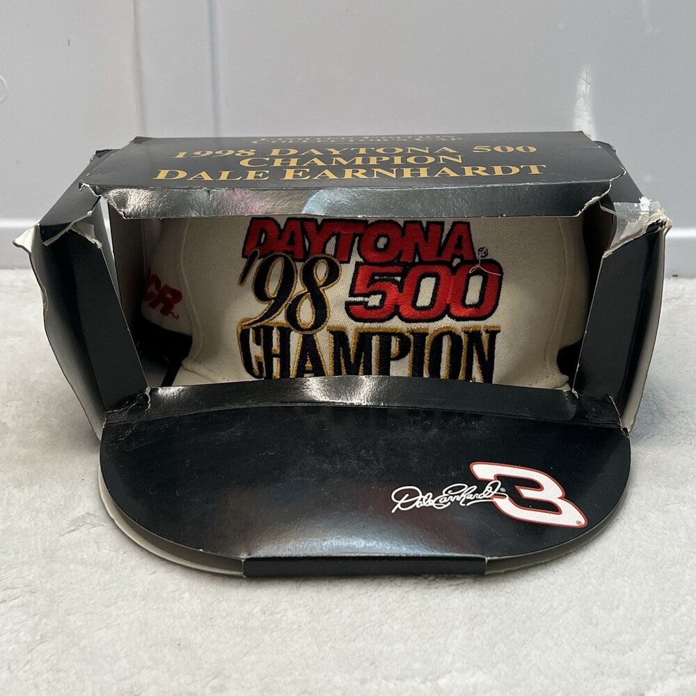 Dale Earnhardt 1998 Daytona 500 Champion Limited Edition Cap Hat RCR Strapback